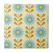 Scandinavian retro floral pattern, retro flower, v tegeltje (Voorkant)