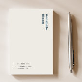Scandinavian Smoke Blue Minimalist Simple Post-it® Notes