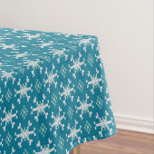 Scandinavian Snowflake Sweater Knit Pattern Tafelkleed (Voorbeeld)