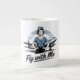Scandinavian stewardess Specialty Mug Grote Koffiekop