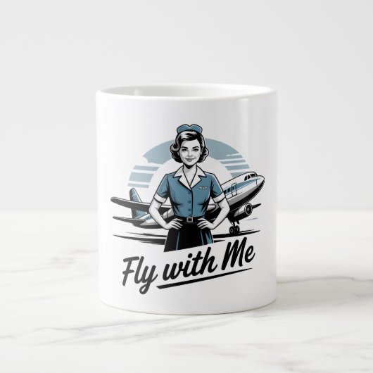 Scandinavian stewardess Specialty Mug Grote Koffiekop (Voorkant)