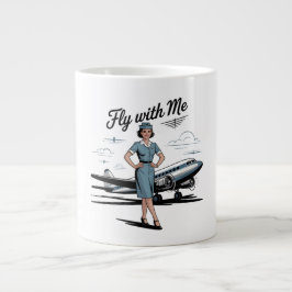 Scandinavian stewardess Specialty Mug Grote Koffiekop