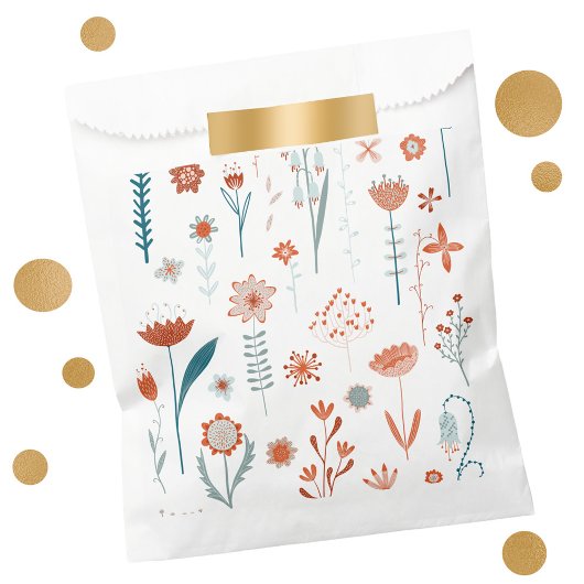 Scandinavian Summer Flowers Bedankzakje