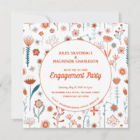 Scandinavian Summer Flowers Boho Verloving