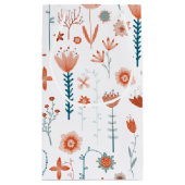 Scandinavian Summer Flowers Klein Cadeauzakje (Achterkant)