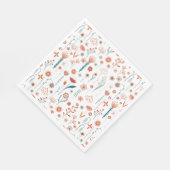 Scandinavian Summer Flowers Servet (Hoek)