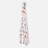 Scandinavian Summer Flowers Stropdas (Achterkant)