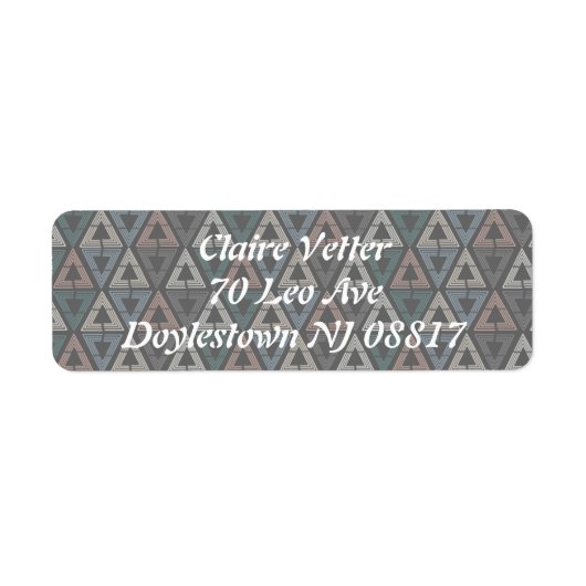 Scandinavian Triangles Label (Voorkant)