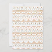 Scandinavian Ugly Sweater Baby shower Invitation Kaart (Achterkant)