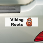 Scandinavian Viking Roots Bumpersticker (Op auto)