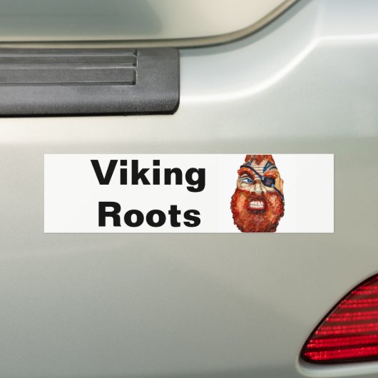 Scandinavian Viking Roots Bumpersticker (Op auto)