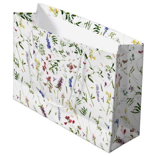 Scandinavian Wildbloemen Meadow Groot Cadeauzakje (Voorkant Gekanteld)