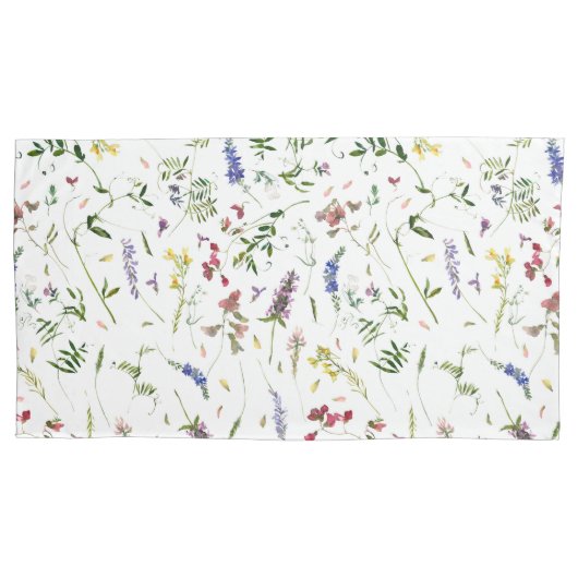 Scandinavian Wildbloemen Meadow Kussensloop (Voorkant)