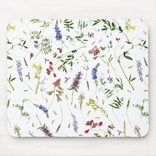 Scandinavian Wildbloemen Meadow Muismat (Voorkant)