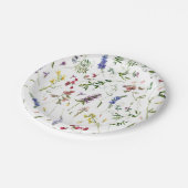 Scandinavian Wildbloemen Meadow Papieren Bordje (Gekanteld)