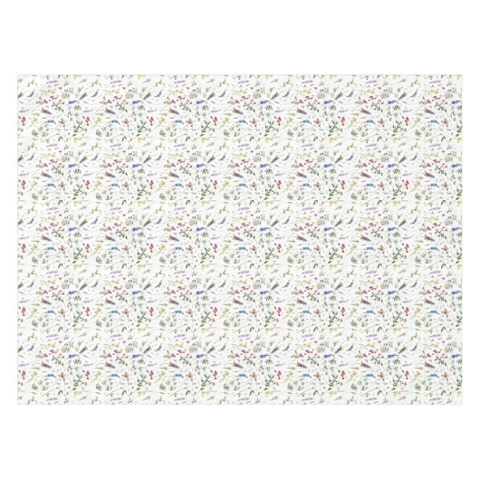 Scandinavian Wildbloemen Meadow Tafelkleed (Voorkant (Horizontaal))