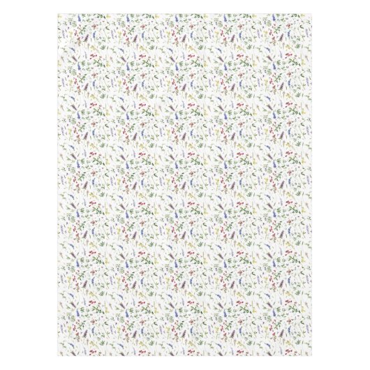 Scandinavian Wildbloemen Meadow Tafelkleed (Voorkant)