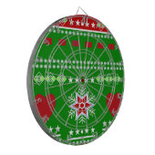 Scandinavian Winter Scene Dartbord (Voorkant Links)
