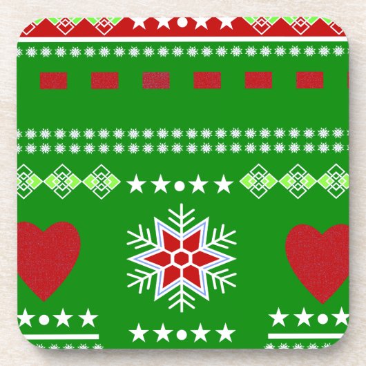 Scandinavian Winter Scene Onderzetter (Voorkant)