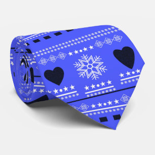 Scandinavian Winter Scene Stropdas
