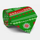 Scandinavian Winter Scene Stropdas (Opgerold)