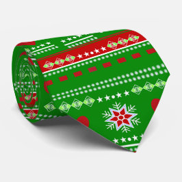 Scandinavian Winter Scene Stropdas