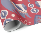 Scandinavian Woodland Animals Kerstmis Cadeaupapier (Rol Hoek)