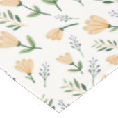 Scandinavian Yellow Floral Tablecloth Tafelkleed (Gekanteld)