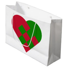 Scandinavian Yule Heart - Nordic Christmas - Groot Cadeauzakje