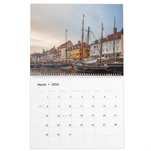 Scandinavië 2026 kalender (Mar 2026)