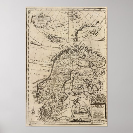 Scandinavië 4 poster (Voorkant)