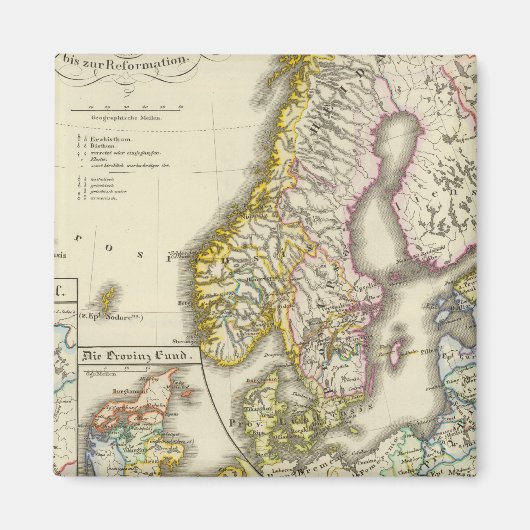Scandinavië en Polen, kerk Magneet (Voorkant)