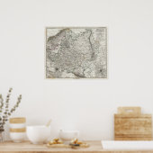 Scandinavië en Rusland Poster (Keuken)