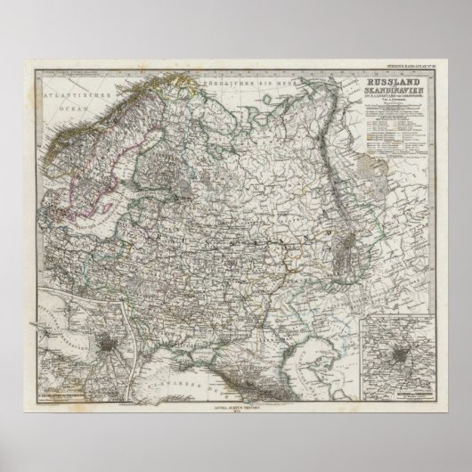 Scandinavië en Rusland Poster (Voorkant)