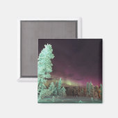 Scandinavië, Finland, Lapland, Kakslauttanen, Magneet (Voorkant / Achterkant)