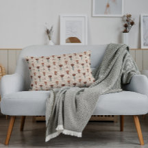  Scandinavië Folk Art Tulip Faux Linnen