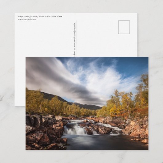 Scandinavië Landschapsfoto Briefkaart (Voorkant / Achterkant)