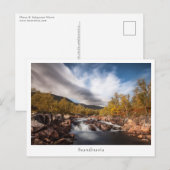 Scandinavië Landschapsfoto Briefkaart (Voorkant / Achterkant)