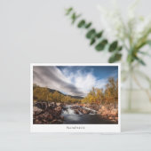 Scandinavië Landschapsfoto Briefkaart (Staand voorkant)