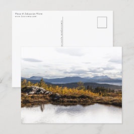 Scandinavië Landschapsfoto Briefkaart