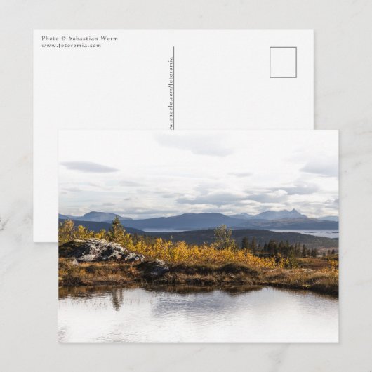 Scandinavië Landschapsfoto Briefkaart (Voorkant / Achterkant)