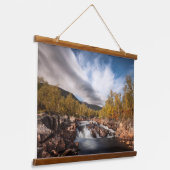 Scandinavië Landschapsfoto Hangend Wandkleed (Gebogen)