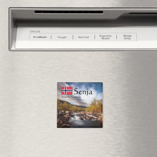 Scandinavië Landschapsfoto Magneet (Insitu (Vaatwasser))