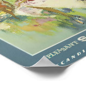  Scandinavië - reisreclame Poster (Hoek)