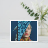 Scandinavië Wintervakantie Briefkaart (Staand voorkant)