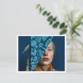 Scandinavië Wintervakantie Briefkaart (Staand voorkant)