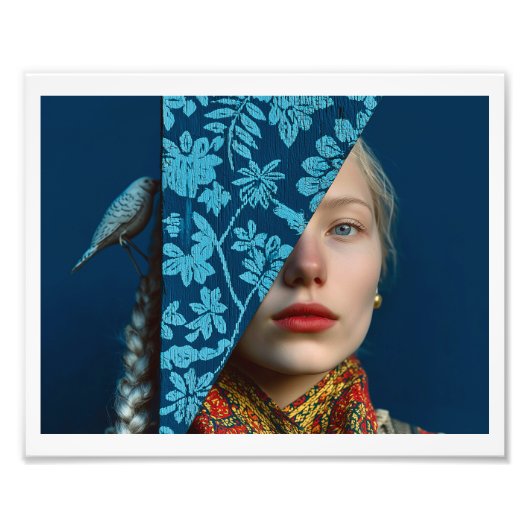 Scandinavië Wintervakantie Briefkaart Foto Afdruk (Voorkant)