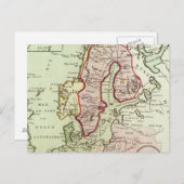 Scandinavië, Zweden, Denemarken Briefkaart (Voorkant / Achterkant)