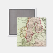 Scandinavië, Zweden, Denemarken Magneet (Voorkant / Achterkant)