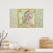 Scandinavië, Zweden, Denemarken Poster (Keuken)